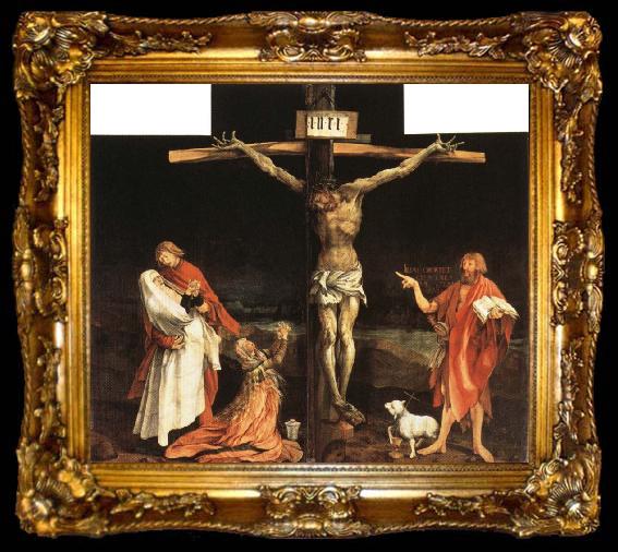 framed  Matthias  Grunewald Isencheim Altar Crucifixion, ta009-2